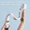 5 Speeds Portable Silent Neck Fan Bladeless Cooling Fan Headphone Design Personal Fan Adjustable Neck Fan for Travel Desk Bedroom