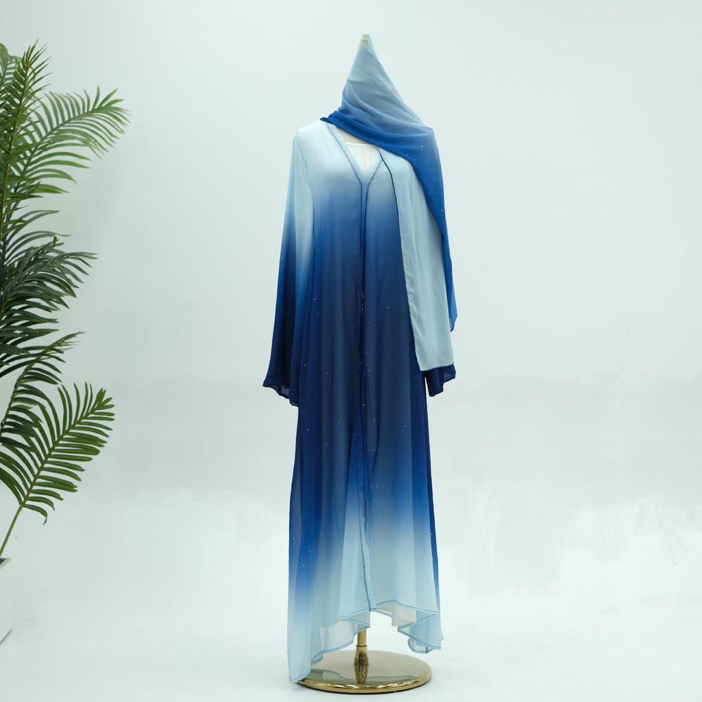 Opaska na głowę Loriya Gradient Color i codzienny kardigan imprezowy LR841 z 2024 roku