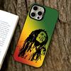Bob Marley Sänger Handyhülle Für iPhone 17,16,15,14,13,12,11 Plus,Pro Max,XS,Bunte Silberne Handyhülle Funda Cover