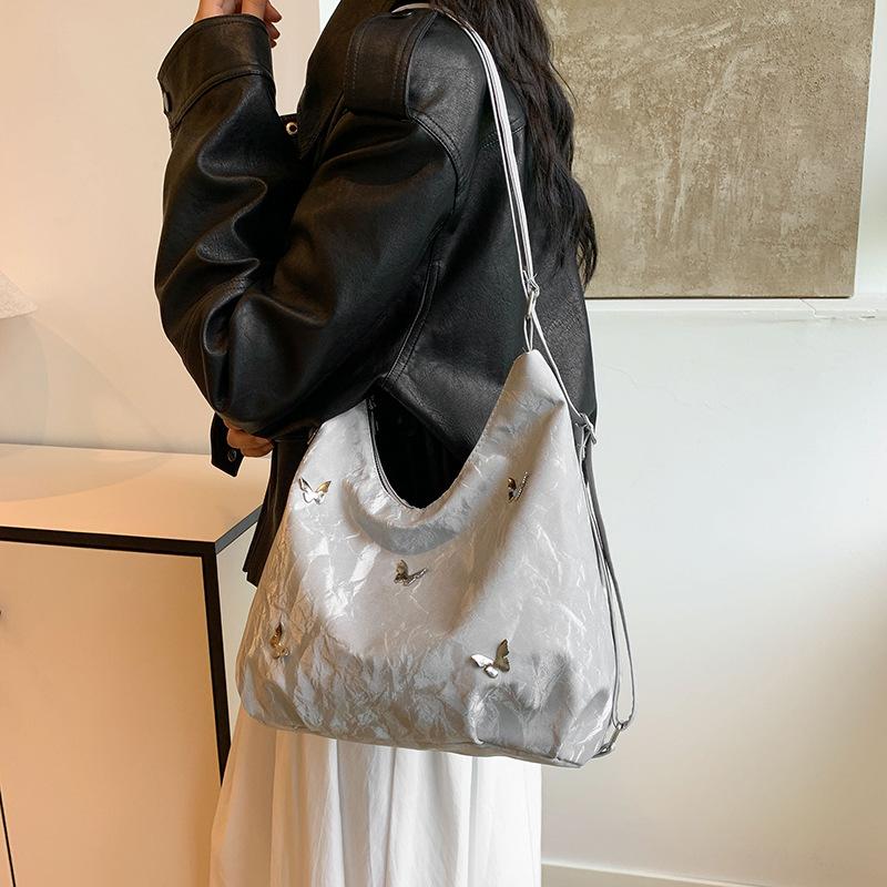 Large Capacity Bag Women's New Niche Design Commuter Multi-functional Double Shoulder Single Shoulder Crossbody Backpack