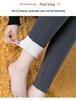 2025 Stylish Plus Size High Waist Elastic Velvet Cropped Skinny Pants - Autumn/Winter Collection