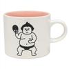 Casual Life Mino-Keramik Sumo-Ringer Tischtennis 330ml Becher, Edition, K13318,