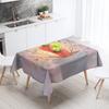 New Abstract Tea Tablecloth Waterproof and Oil-proof Dining Tablecloth Nordic Wind Bar Tablecloth Home Decoration