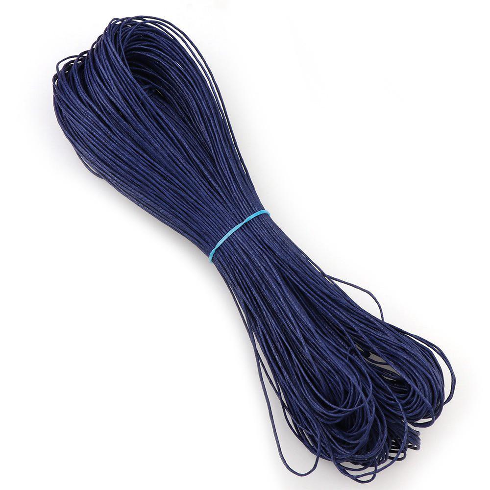 Colorful Korean 1.0mm Wax Cord for Handmade Necklace Weaving and Beading