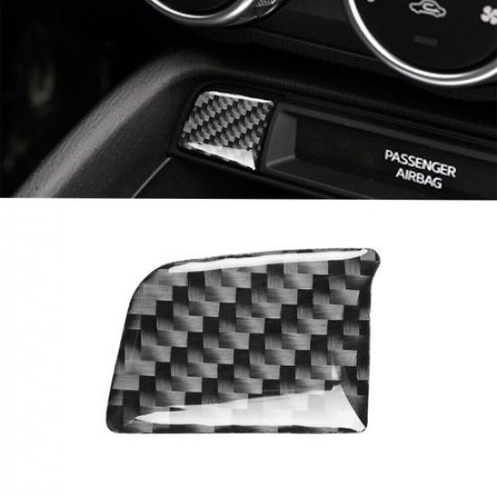 Carbon Fiber Interior Passenger Switch Frame Trim For Mazda MX-5 Miata 2016-