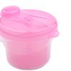 1ks Přenosný dávkovač mléčného prášku pro kojence a batolata (Růžový)