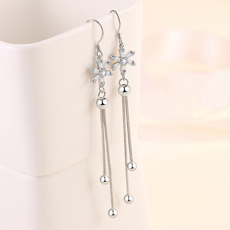 Lindon Copper Alloy Zircon Earrings Drop Earrings For Women Wedding Party Gifts