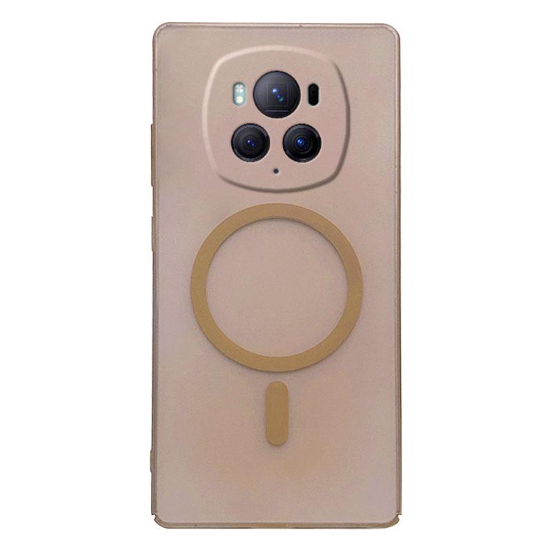 

For Honor Magic6 Pro 5G Case Compatible with MagSafe Precise Cutouts Matte PC Phone Cover Desert Gold