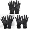 Winter Waterproof Cycling Gloves For Men With Touchscreen And Windproof Fabric