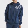 Sweatshirt Descente Full Zip Hoodie Stretch Training Running Navy 2L [Move Sports]