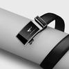 SEPTWOLVES Men's Belt with Automatic Buckle, Cowhide Trouser Belt, Practical Gift for Boyfriend, Husband, Birthday Present for Dad