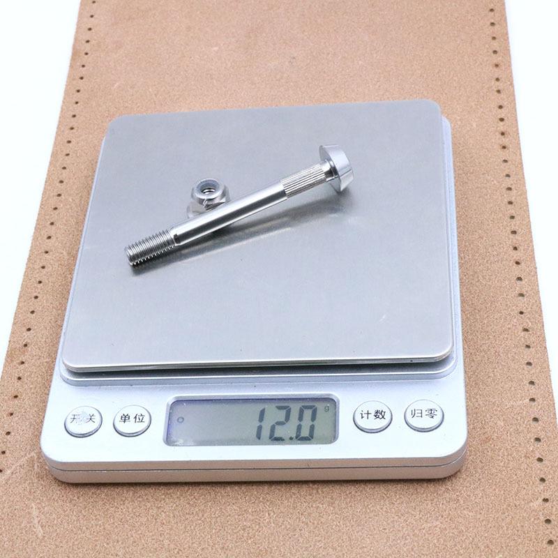 For  Brompton Ultra Light Titanium Bicycle Rear Shocks Bolts Nut Folding Bike Shock Absorber Parts