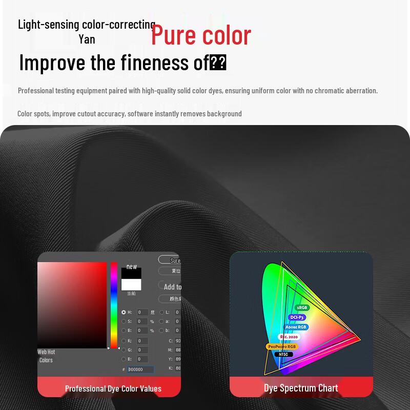 LATZZ 3x2m Black Photography Background Cloth