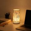 Nordic Retro-style Table Lamp with Fabric Lampshade - USB Powered, Perfect for Bedroom, Study, and Home Decor