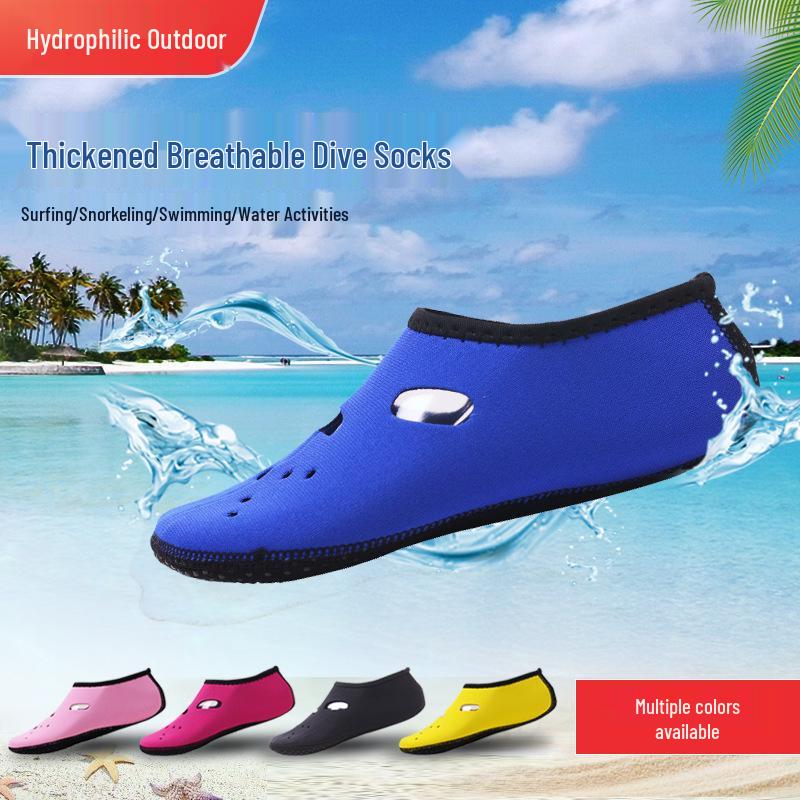 Enhanced Diving, Beach, and Yoga Socks - Breathable Flipper Covers for Snorkeling and Water Parks