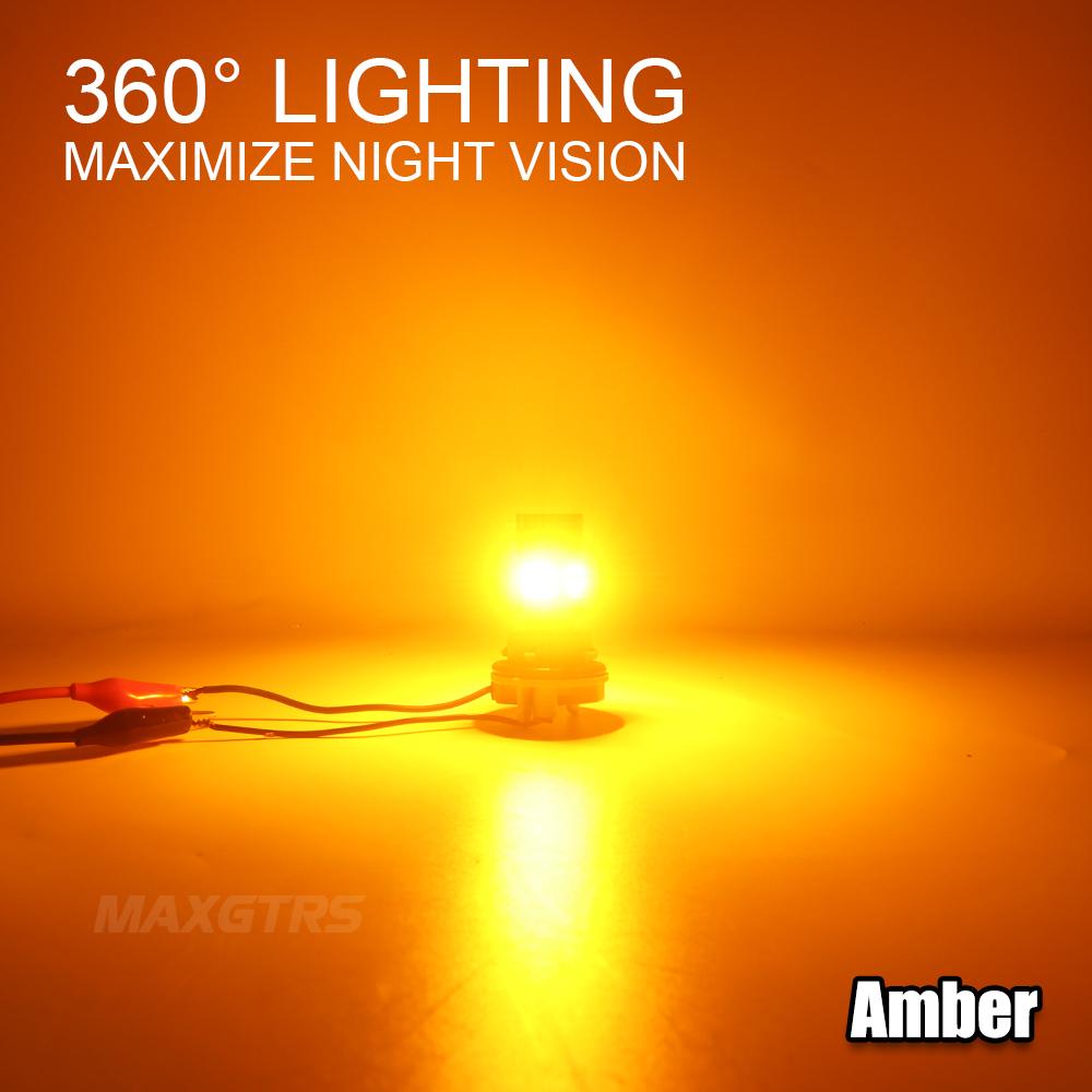 MAXGTRS 2x 1156 BA15S P21W Bau15s PY21W LED Canbus T20 7440 W21W Indicator Bulb Car Turn Signal Light 1156 BA15S P21W жёлтый