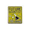 Attractive Style Cartoon Alphabet Badge Fun Chemistry Flask Design Allpurpose Metal Brooch For Summer 2024 Lovers Fashion