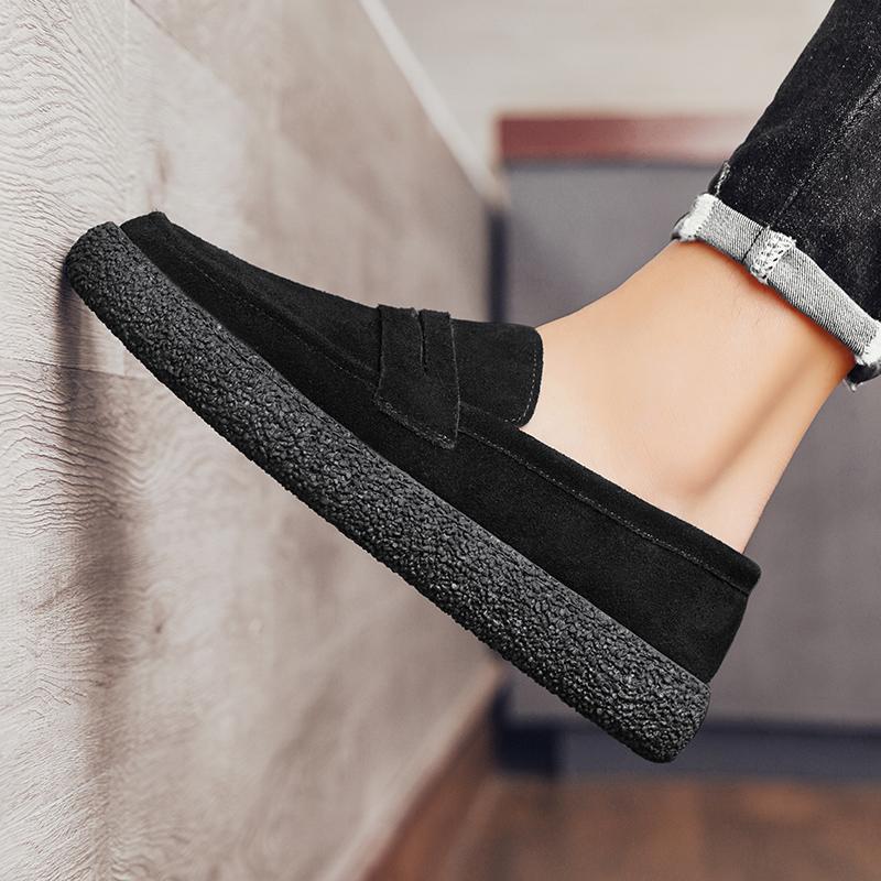 Spring Casual Loafers Men Comfortable Breathable Suede Casual Shoes Man Slip-On Platform Shoes For Men zapatos para hombre