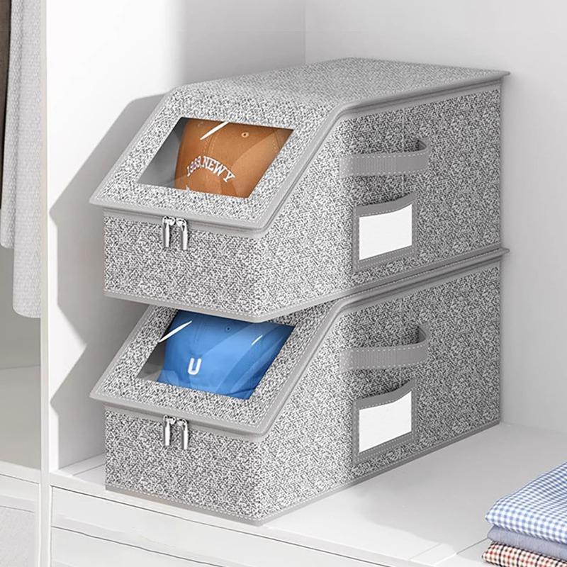 Large Capacity Nesting Storage Bag Multi-Purpose Hat Organizer Stackable Baseball Cap Holder for Home Use