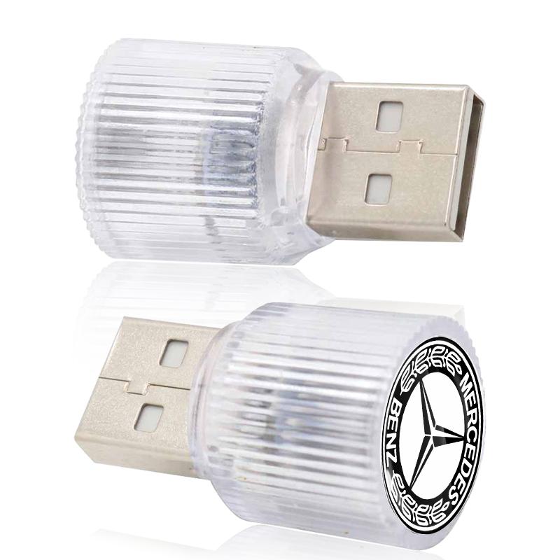 USB LED Car Light Auto Interior Atmosphere Light Car accessories For Mercedes-Benz AMG C500 C200 C300 A B C E GLA CLA GLK GL ML GLE W204 W205 W203 W11