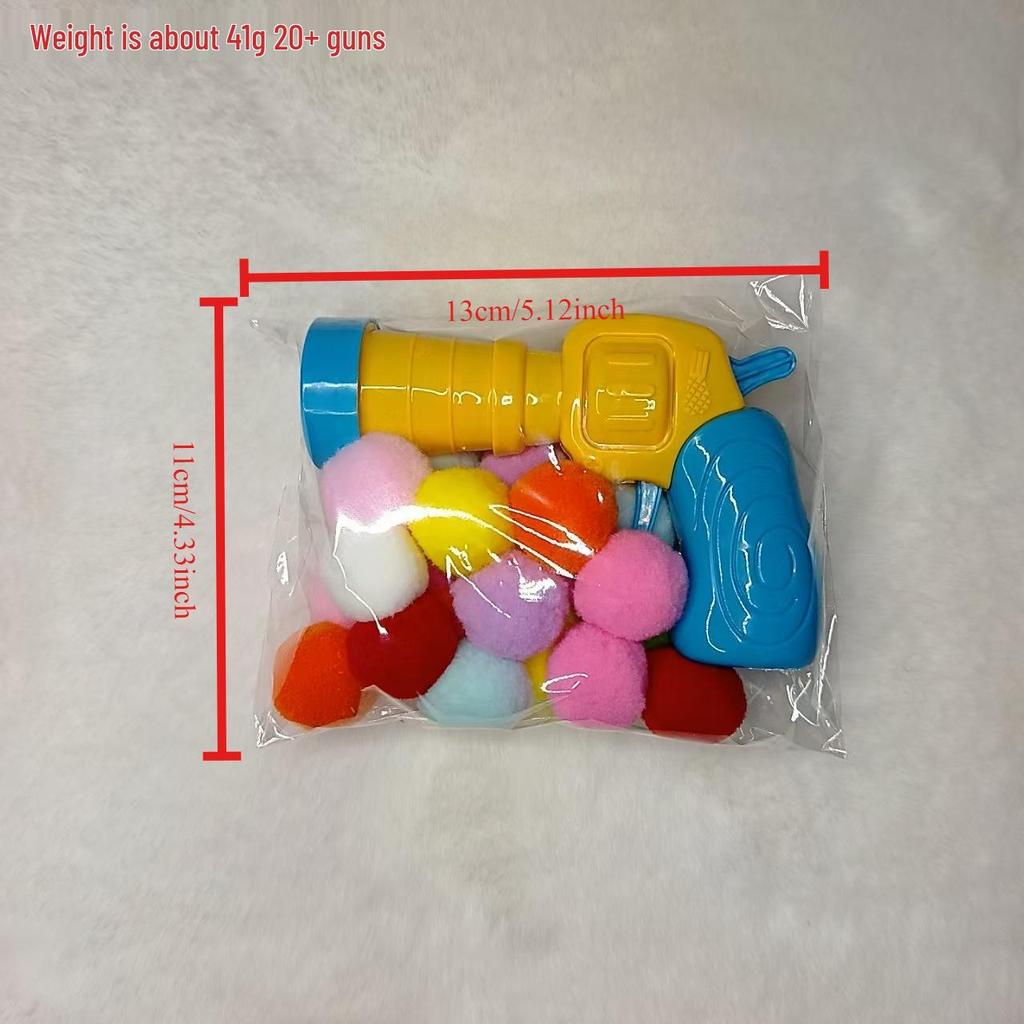 Interactive Cat Toy Gun - Plush Self-Hi Pet Supplies