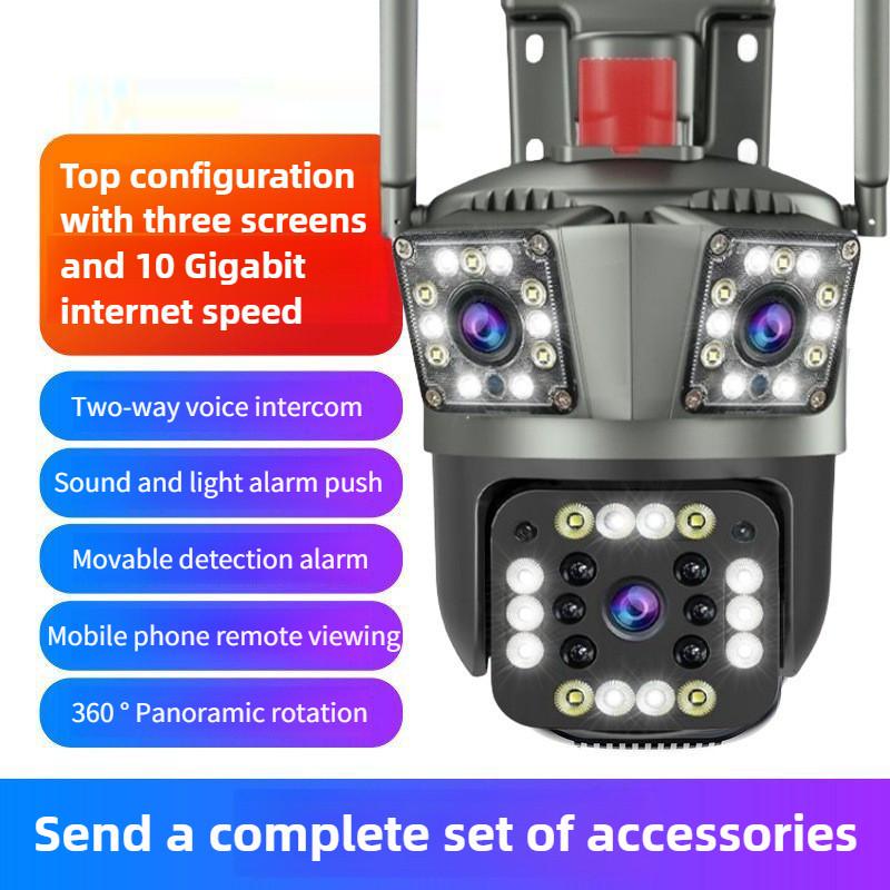 360 Degree Panoramic WiFi Remote Surveillance Camera Intelligent High Definition Night Vision Security Monitor Outdoor