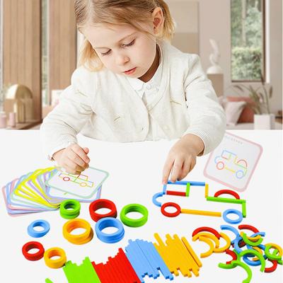 Early Childhood Graphic Puzzles To Train Thinking  Ability Hand-eye Coordination Color Cognition Concentration
