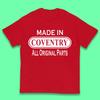Hergestellt in Coventry Alle Originalteile Vintage Retro Geburtstag Stadt in West Midlands, England Geschenk Kinder T-Shirt