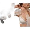 New Princess Lace French Shell Cup Women's Bra, Light Luxury Sexy Underwear, White, L+
