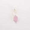Rose Chalcedony Gemstone 925 Sterling Silver Jewelry Handcrafted Pendant 1.40" PP-12-15