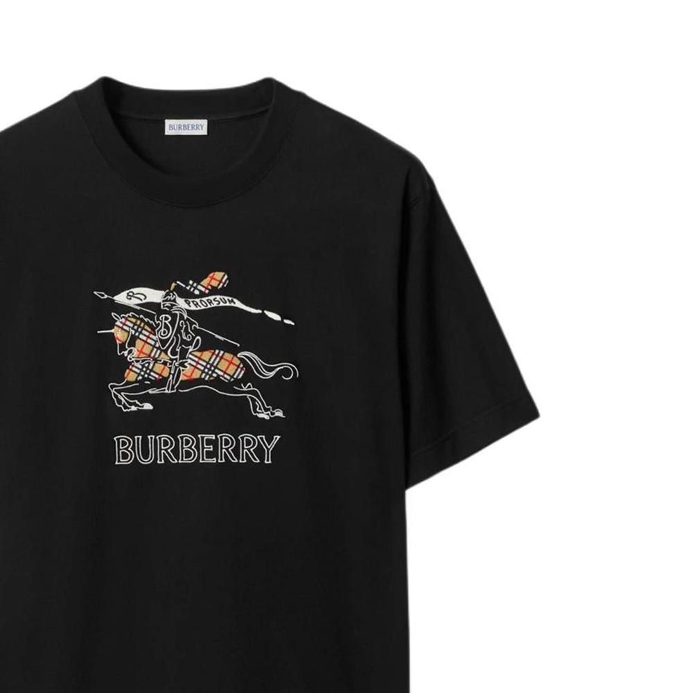 Burberry 26 EKD Sketch Cotton T-shirt 'Black' Men's 81210331