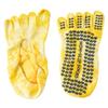 Heart Silicone Dot Tie-dye Yoga Socks Non-Slip Five Toe Socks Sweet Strappy Pilates Socks  Gym