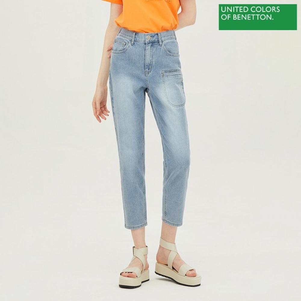 

Брюки джинсовые карманные Benetton Benetton Badp19241 In Indigo/42