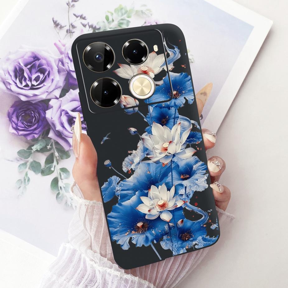Für Infinix Note 40 40X 5G Hülle X6852 Neue Schmetterlingsbemalte Abdeckung Weiche Silikonhülle Für Infinix Note 40 Pro Plus Note40 X Hülle