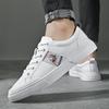 Summer New Top Layer Cowhide Easy Wear Shoes Men's Trendy Versatile Casual Shoes Breathable Board Shoes