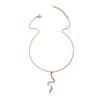 1PCS Punk Long Snake Pendant Necklace Silver Color Unquie Men Women Neck Jewelry Statement Pouplar Choker Necklace Wholesale