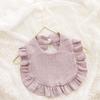 Sweet Ruffle Newborn Gauze Lace Baby Bib - Absorbent Drool Protection