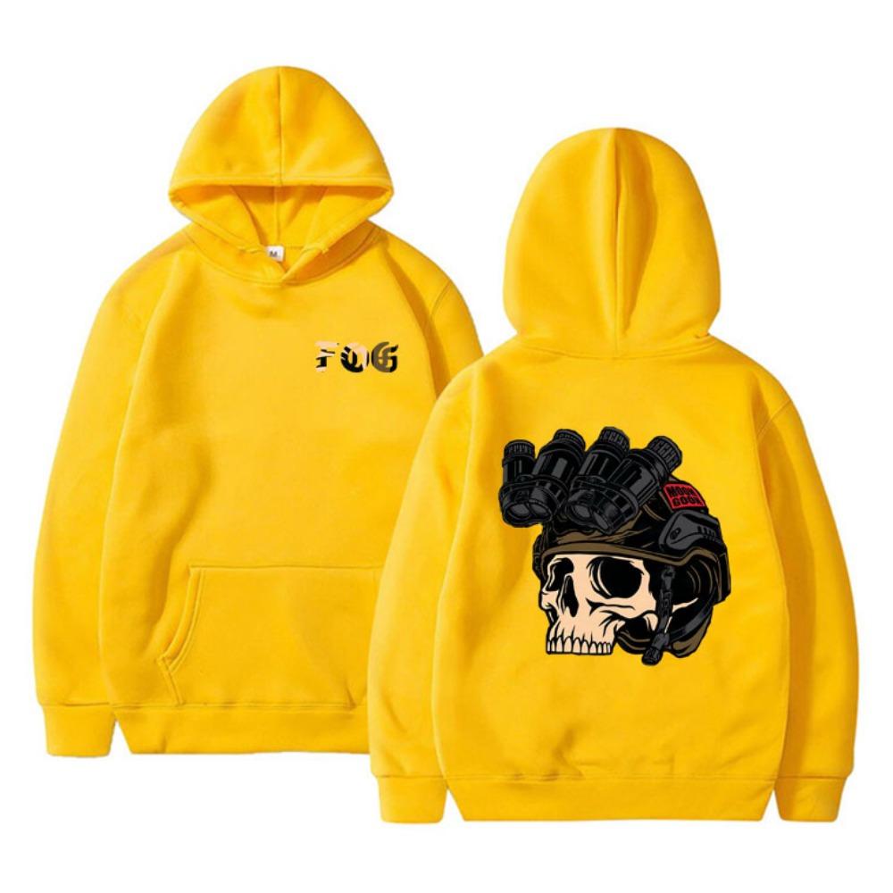Forward Observations Group Skull Double Sided Print Hoodie Male Fashion Oversized Pullover Hoodies Men Women Sweatshirt