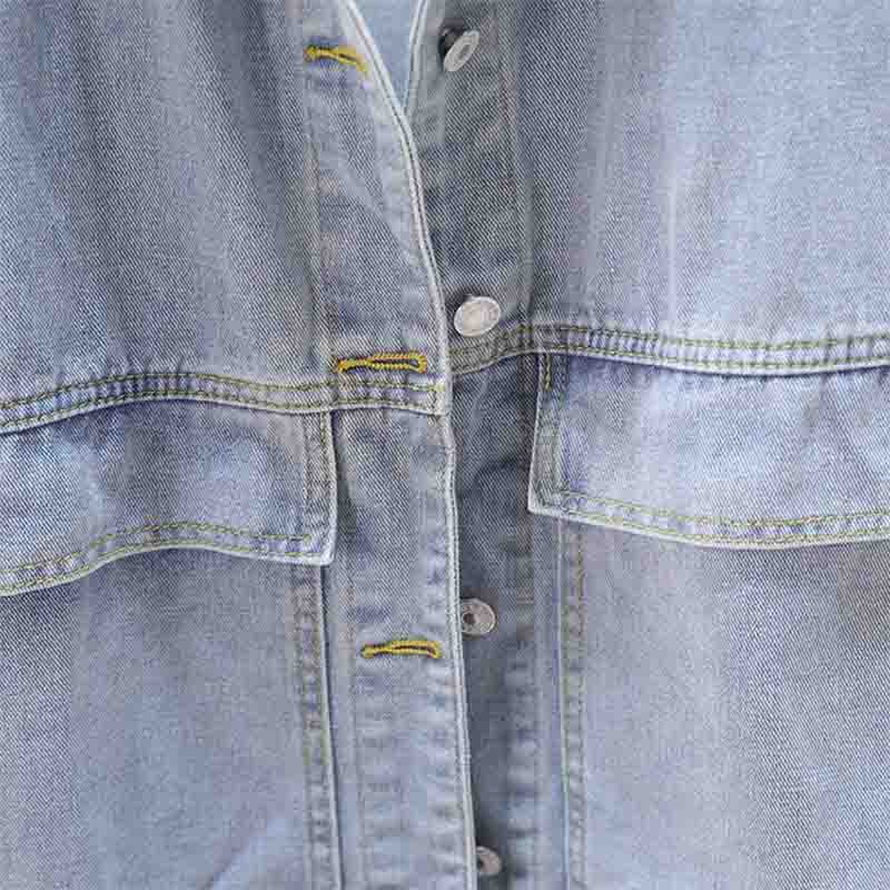 Denim Vest Women's Spring and Autumn Loose Sleeveless Jacket Vest Outer Wear Trendy Ladies Small Fragrance Coat Loose Tops
