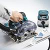 Makita 125mm wiederaufladbare staubdichte Kreissäge 18V6Ah mit 2 und Koffer KS513DRGX Akkus, Ladegerät,
