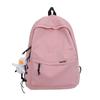 Rucksack für Damen mit High-End-Nische Studenten Koreanischer Stil Mode Schultasche für Herren Trendige Lässige Einfarbige Schultasche für Studenten