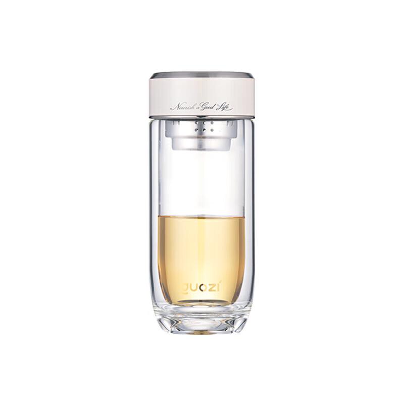 Gozzi Double-Layer Glass Tea Infuser Travel Mug