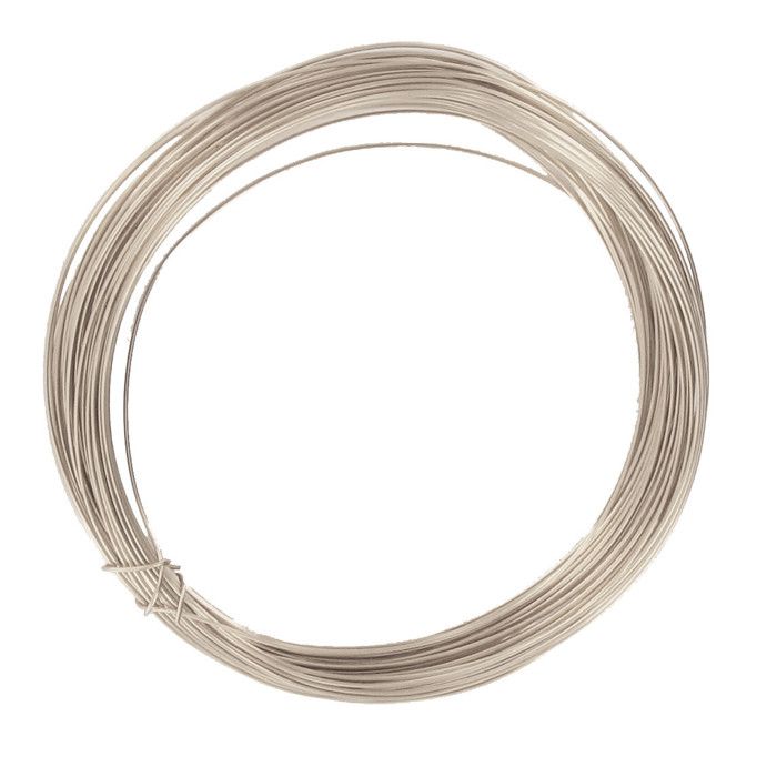 Fil en métal Bijoux à crocheter Ø0,4 mm x 10 m Argenté