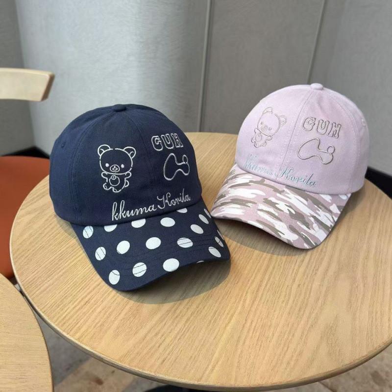 Cotton Baseball Cap With Breathable Wide Brim For Casual Wear