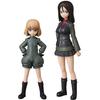UDF Ultima Detail Figure No.495 Girls Und Panzer Final Chapter Katyusha & Nonna Set, 80/110mm, Painted & Finished Figure, Multicolor, One