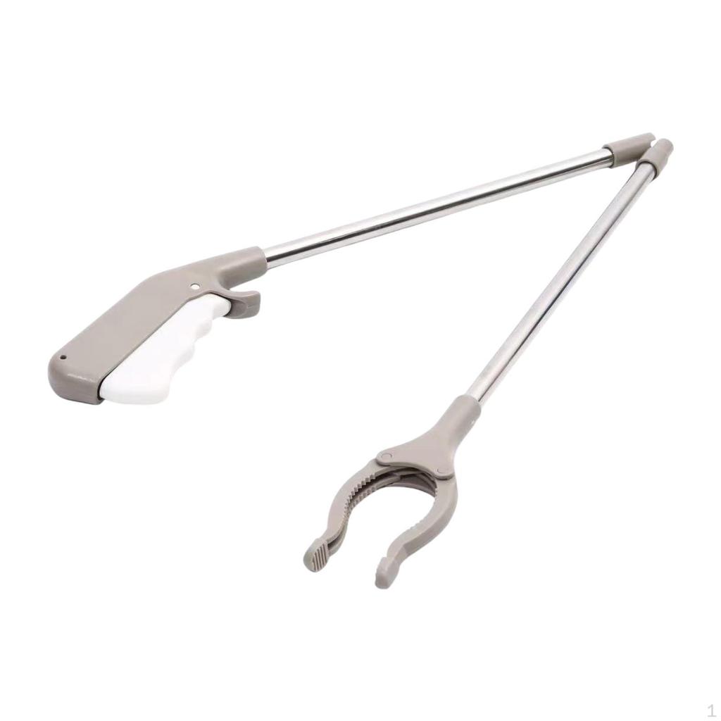 Grabber Reacher Tool Pick Up Grab Versatile Ergonomic Stainless Steel Garbage Clip