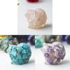 Crystal Resin Animal Decor With Agate Stones For Home Office Desk Art Gift For Friends