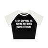 European and American Style T-shirt Summer New Letter Street Trend Short Slim Women's Clothing Wholesale