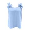 Women's Casual Fashion  Color Cotton Linen Sleeveless Top
