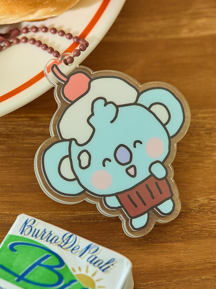 BT21 KOYA Bakery Acrylic Keyring Charm Official LINE FRIENDS